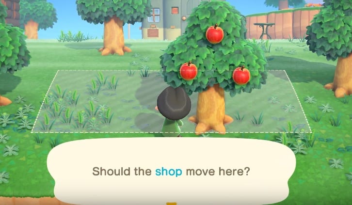 shops, move buildings, animal crossing new horizons