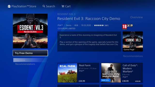 How to download resident evil 3 demo on ps4 xbox one pc