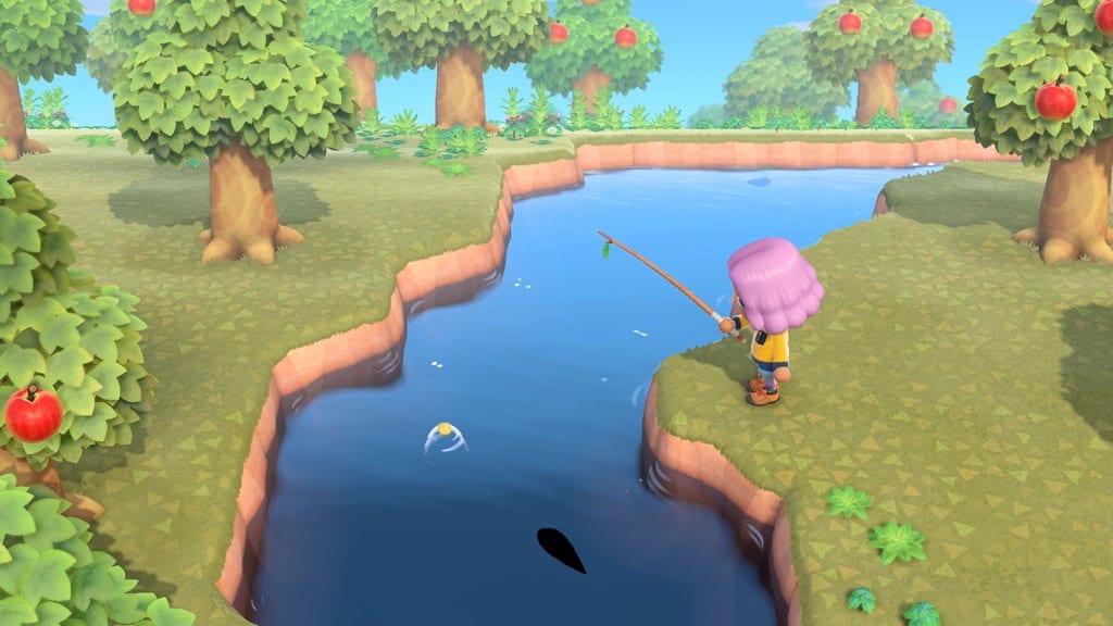 animal crossing new horizons, golden trout