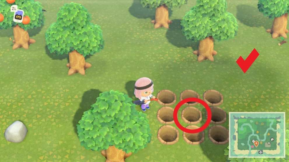 animal crossing new horizons tree spacing