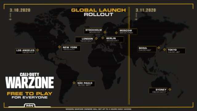 Call of Duty Warzone unlock times, how to download call of duty warzone