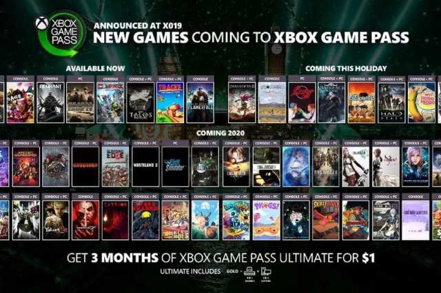 ps now, xbox game pass