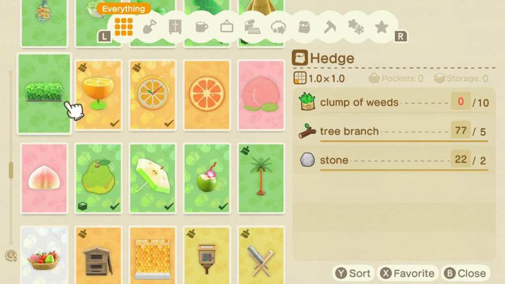 Animal Crossing New Horizons: How to Get Hedges