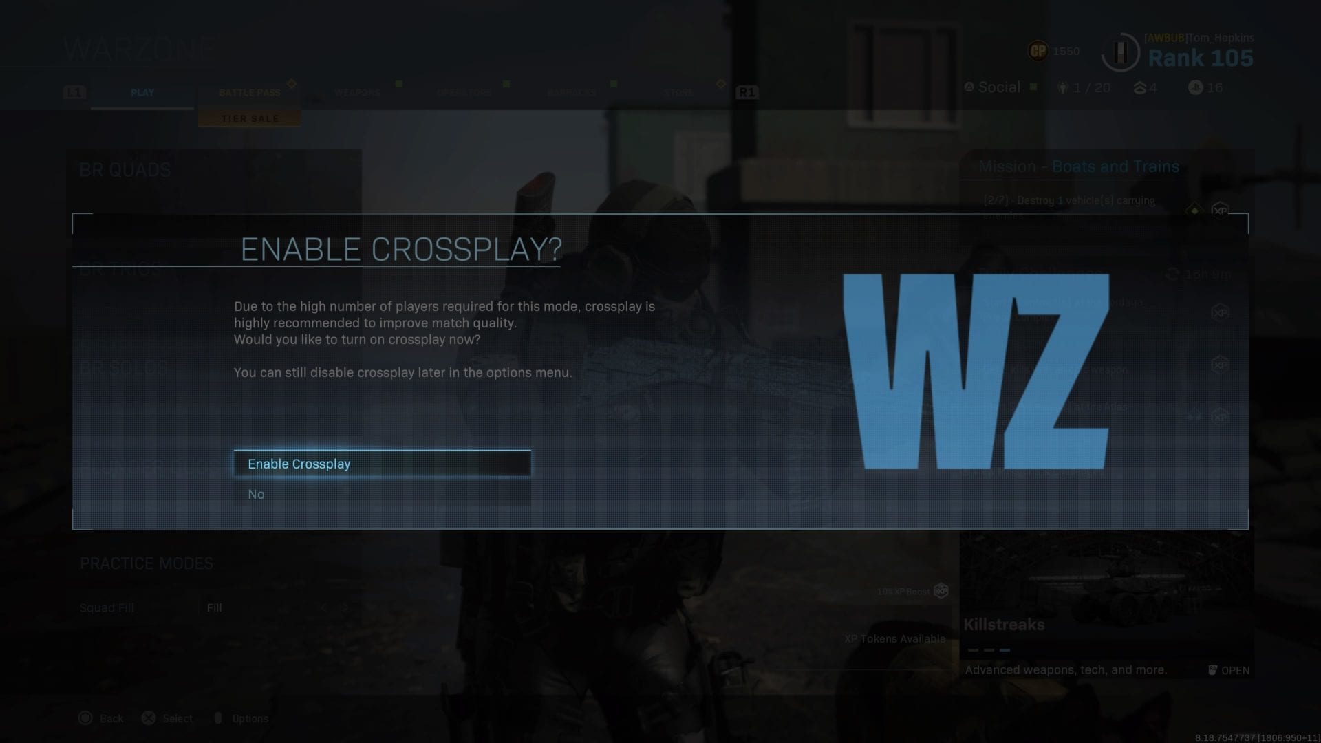 Call Of Duty Warzone How To Turn Off Crossplay