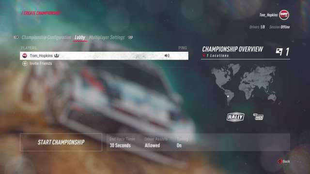 dirt rally 2.0, play online with friends