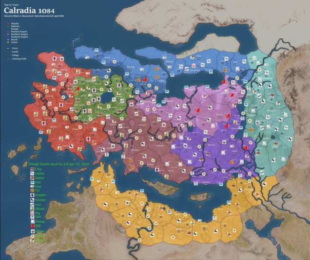 Mount & Blade Bannerlord Map