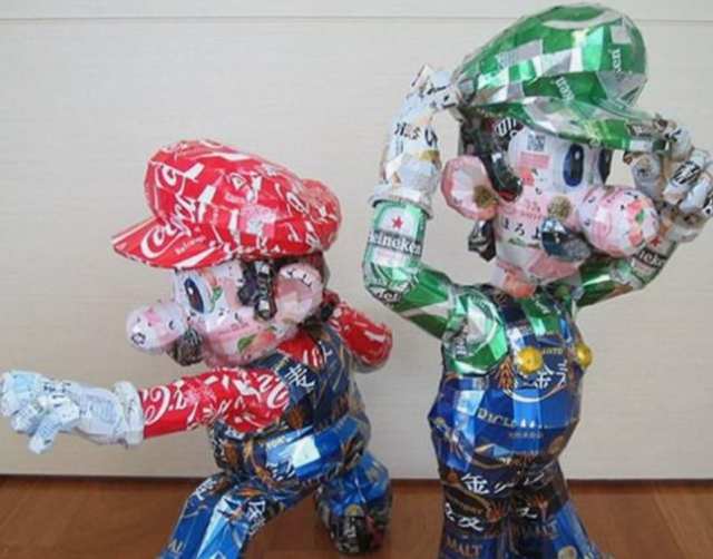Happy Earth Day! Here Are 11 Pop Culture Icons Made out of Recyclables