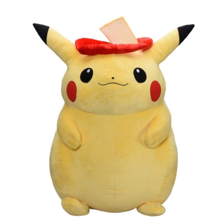 gigantamax pikachu plush