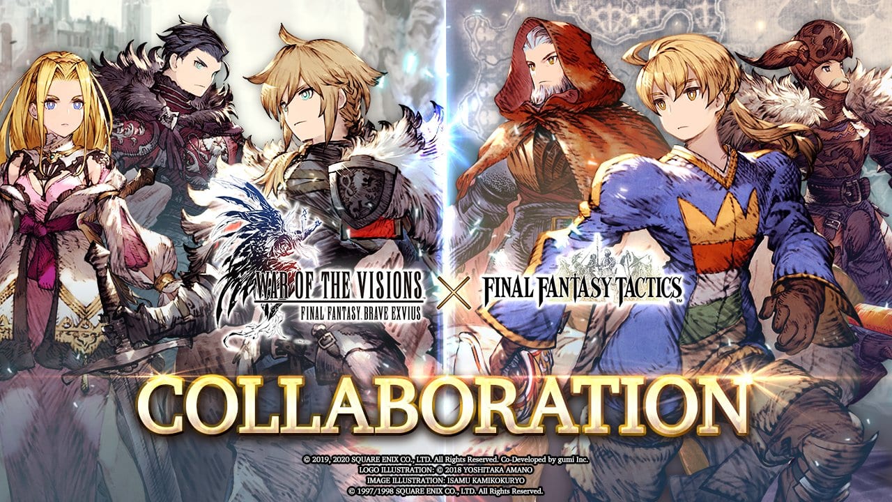 War Of The Visions Final Fantasy Brave Exvius Getting First Ff Tactics Crossover In The West