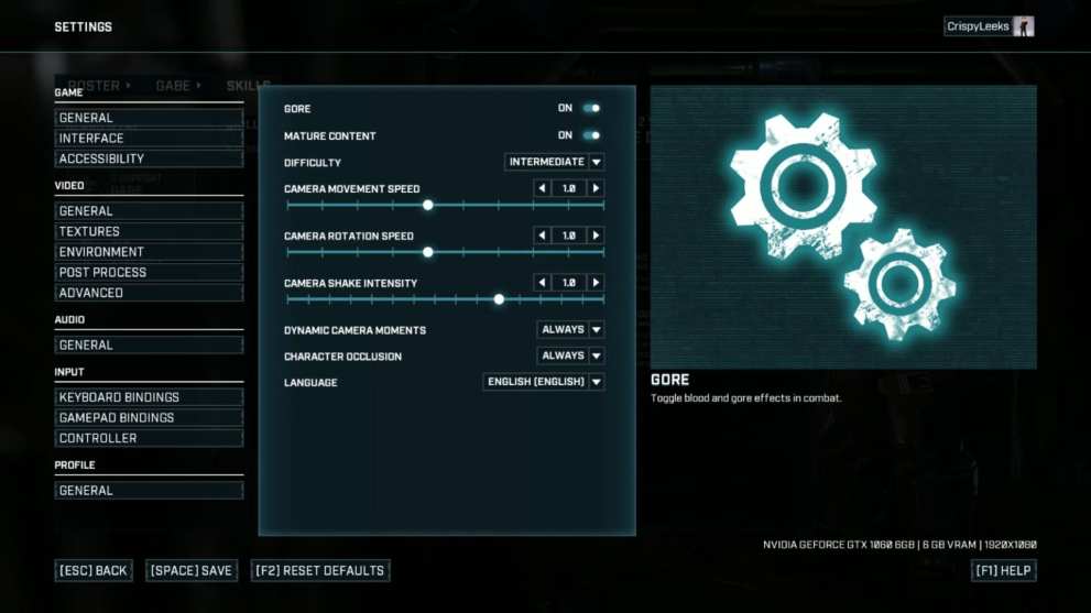 Difficulty in Gears Tactics