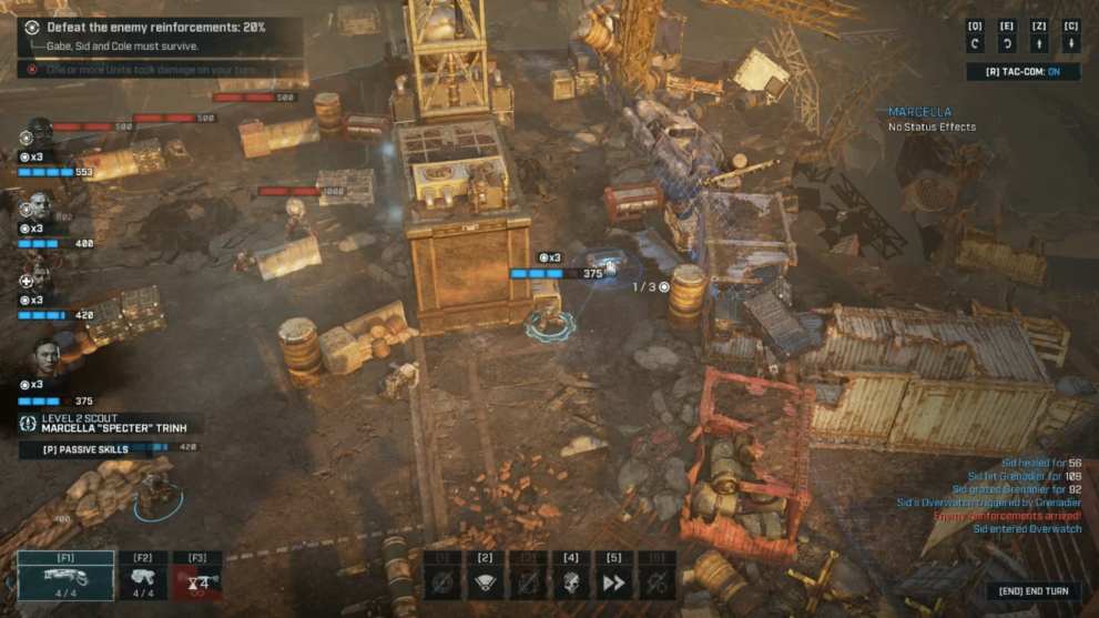 gears tactics upgrade weapons