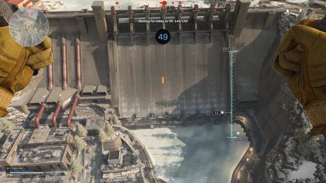 cod warzone shoot while in the air