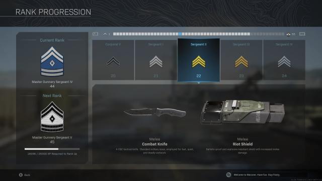 how to unlock combat knife in warzone