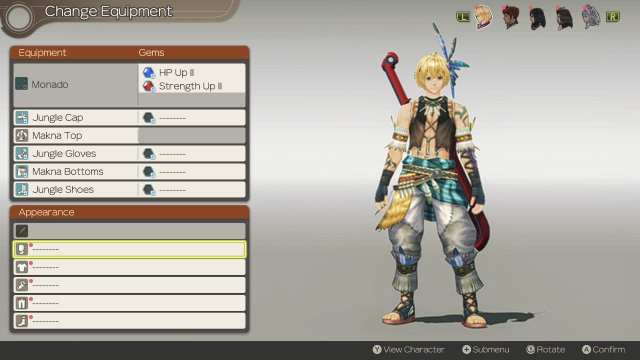 how to change clothes in xenoblade chronicles