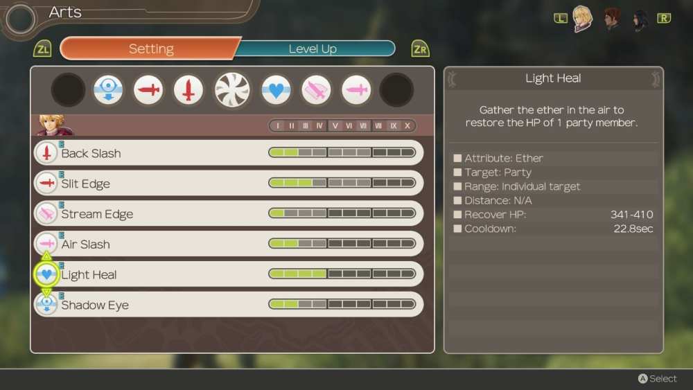 Xenoblade Chronicles How to Level Up Arts
