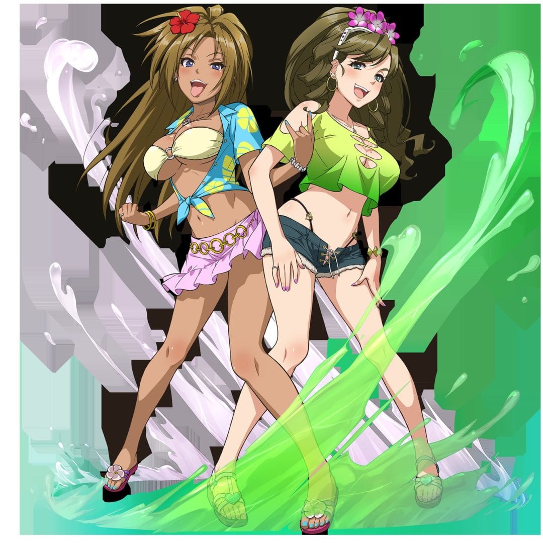 Kandgawa Jet Girls - Manatsu and Yuzu_Suit