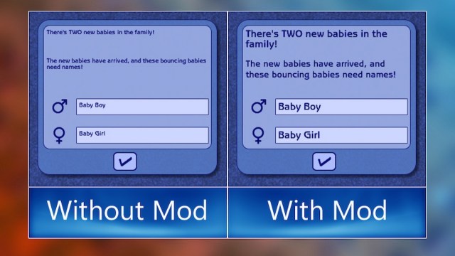 Sims 2 UI Text Fonts Fix for AL/MG Mod