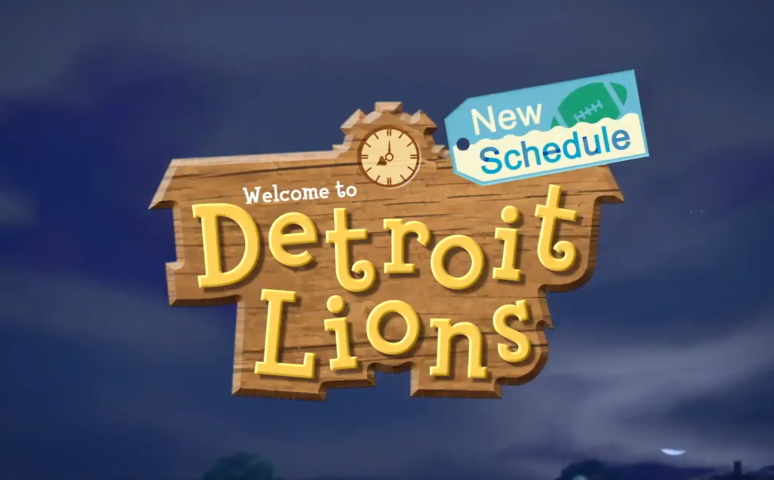 Detroit lions, animal crossing