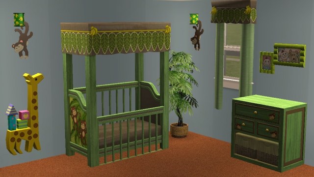 Sims 2 Animals Abound Nursery Bedroom Mod