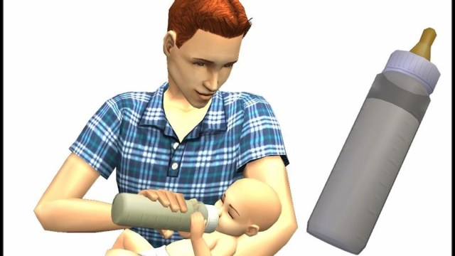 Better baby bottle mod in Sims 2