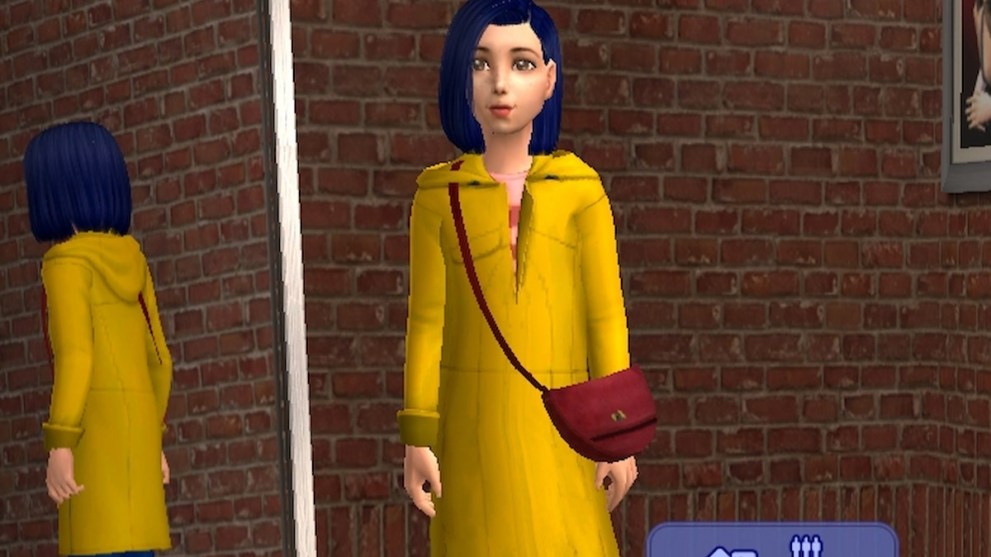 Coraline outfit with Sim 2 mod