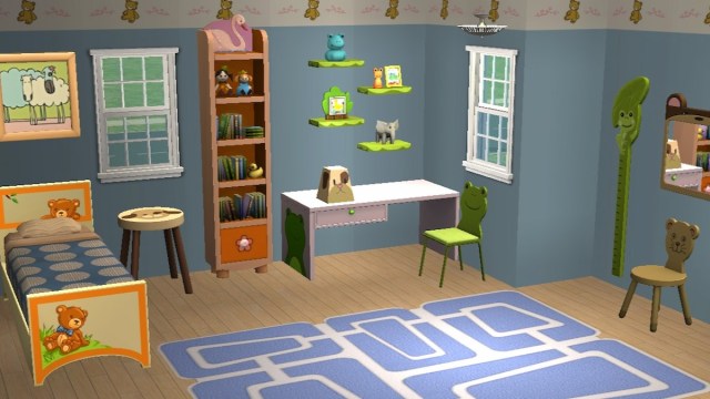 Forest Bedroom Sims 2 Mod