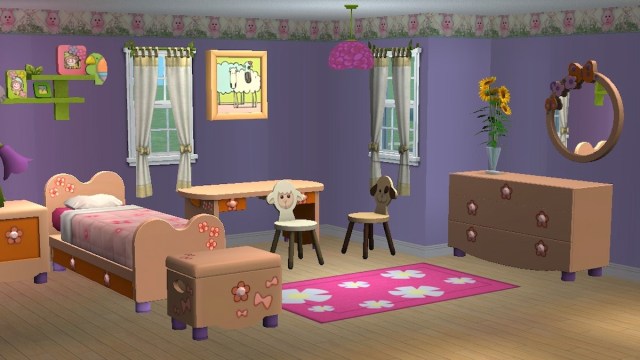 Princess Bedroom Mod in Sims 2