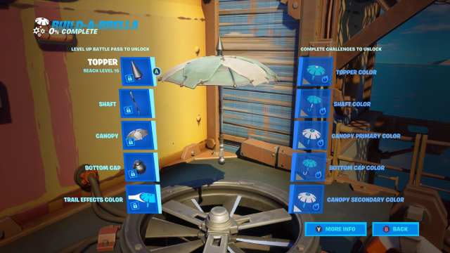 how to make custom umbrella fortnite