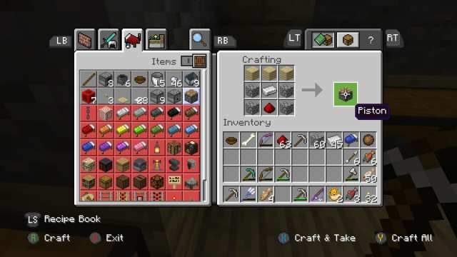 how to make pistons in minecraft