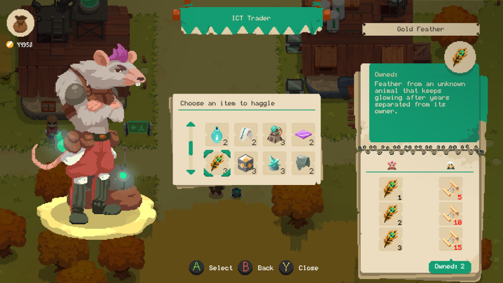 Moonlighter: Between Dimensions DLC Review Nintendo Switch Trader
