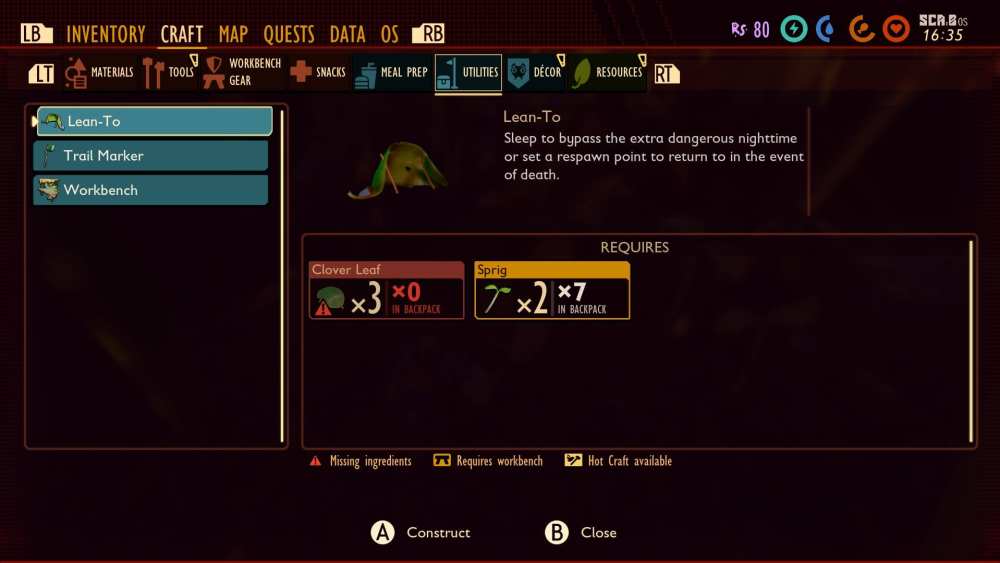 Grounded How to Set a Respawn Point & Sleep Overnight