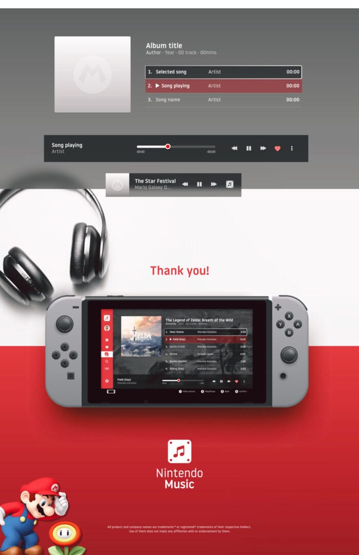 Fan Creates Incredible Concept For A Nintendo Switch Music Application ...