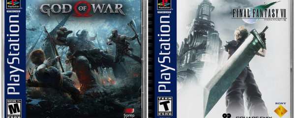 ps1 game cases ,ps4, god of war, final fantasy