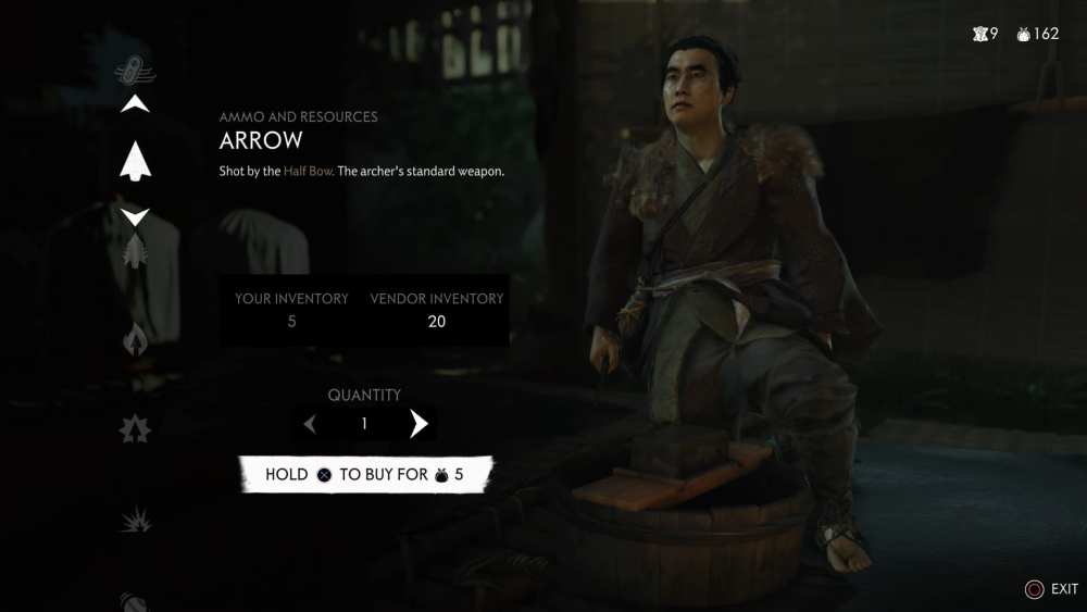 Ghost of Tsushima How to Get More Arrows