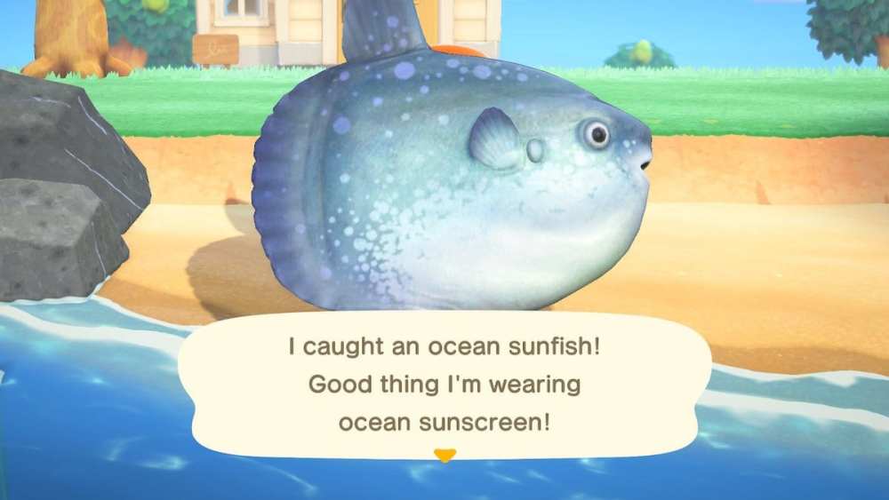 Ocean Sunfish Animal Crossing New Horizons