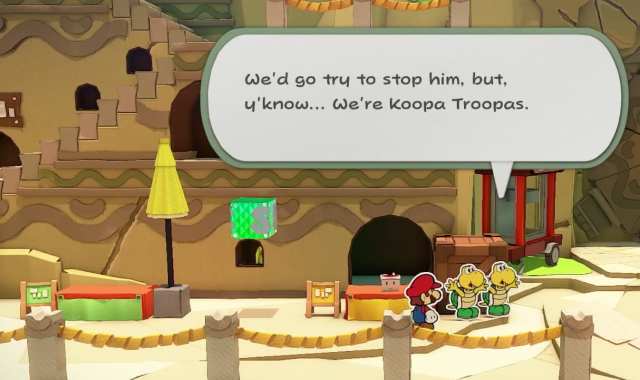 how to save in Paper Mario origami king