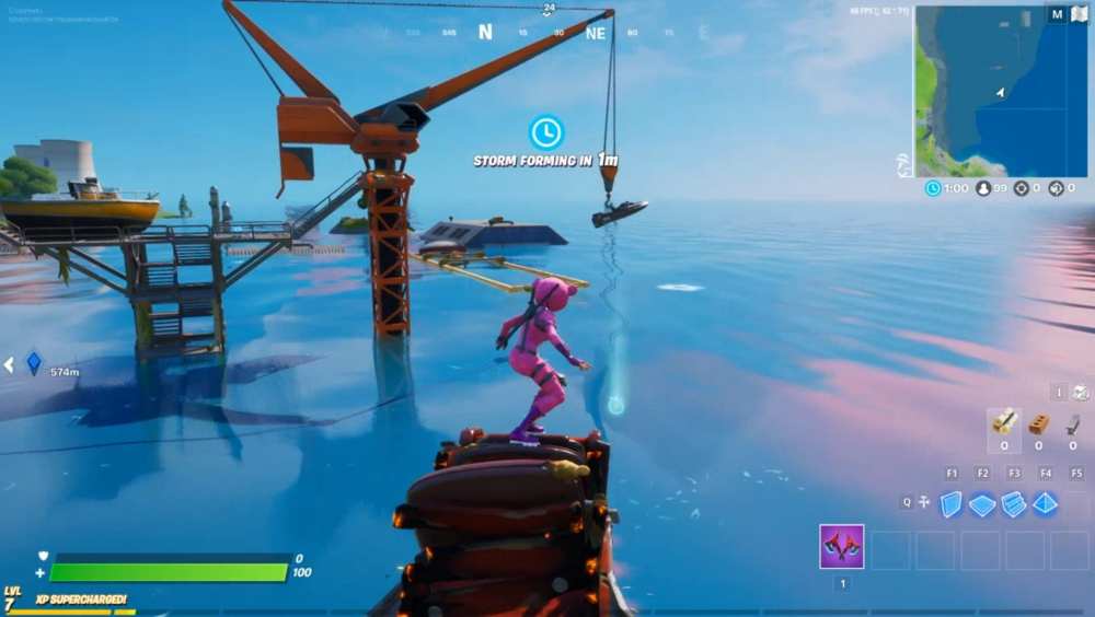 Fortnite Aquaman Week 4 Challenge How to Complete Swimming Time Trial