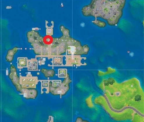 where to dance in front of a camera at sweaty sands in Fortnite