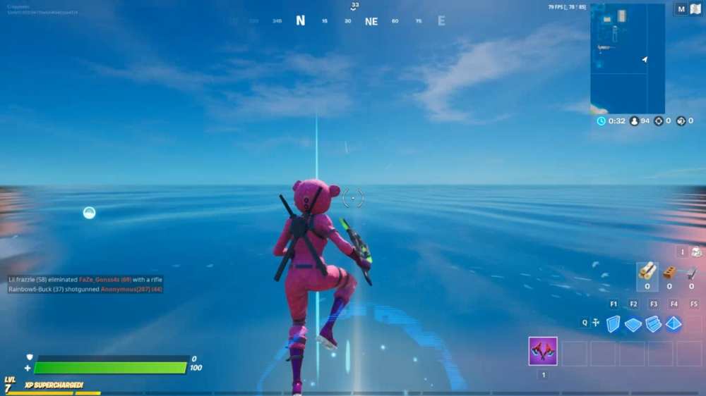 Fortnite Aquaman Week 4 Challenge How to Complete Swimming Time Trial