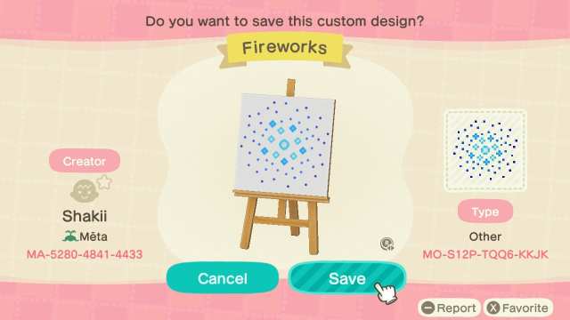 Animal Crossing New Horizons: Best Custom Firework Designs