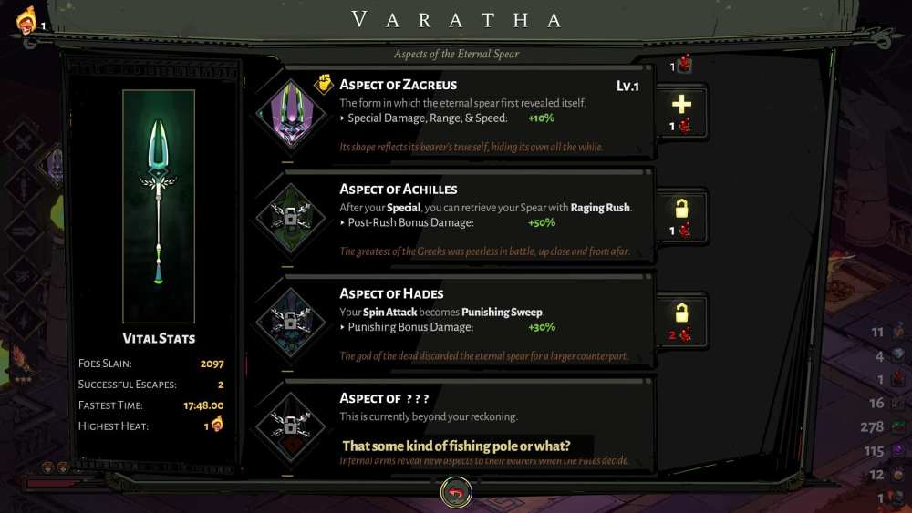 Hades Best Weapons, Ranked