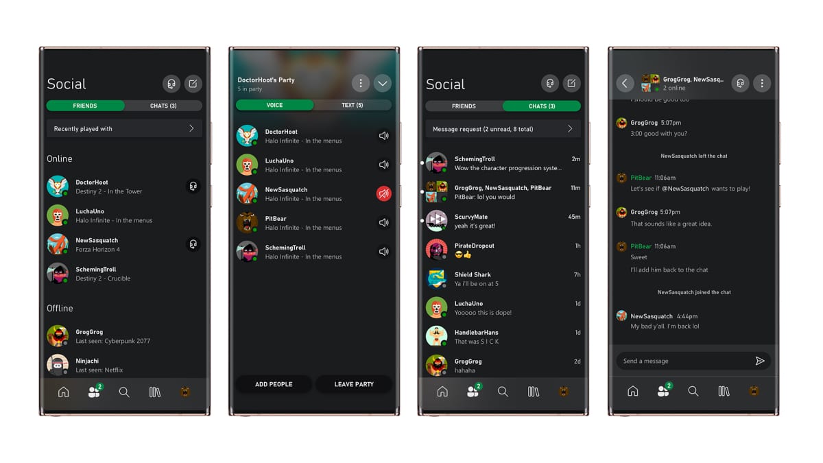 Lanzamiento de la nueva versión beta de la aplicación Xbox en Android
