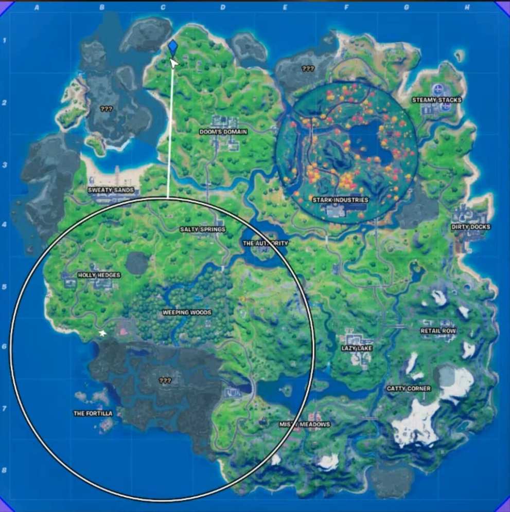 where to find trask transport truck in fortnite