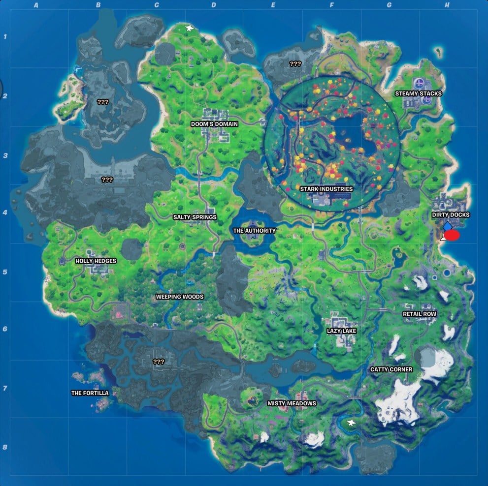 fortnite wolverine trophy location, 