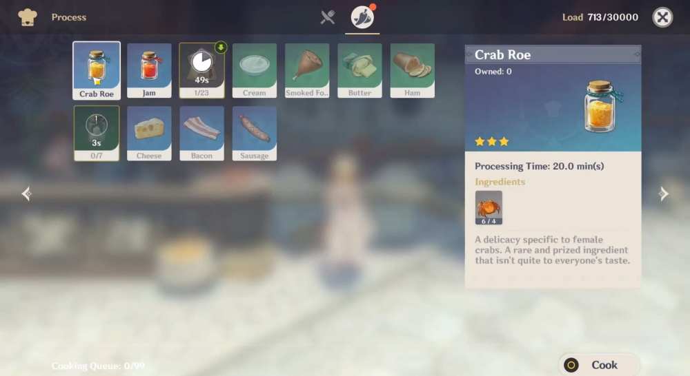 Genshin Impact How to Process Ingredients