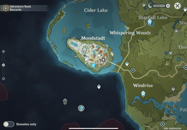genshin impact, secret pirate treasure location
