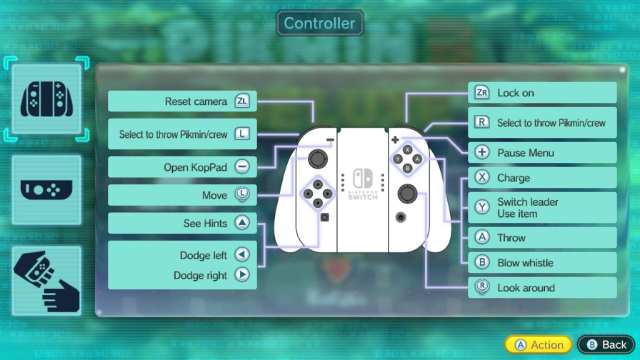 Controls Guide for Pikmin 3 Deluxe