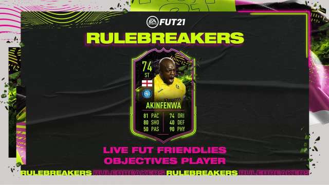 fifa 21, rulebreakers akinfenwa objectives