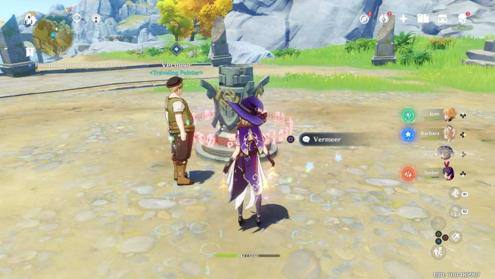 Genshin Impact Look For Vermeer's Paintbrushes & Paints Quest Guide