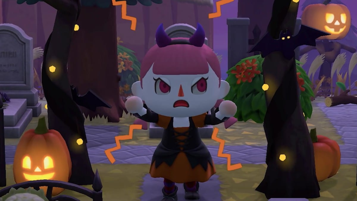 animal crossing new horizons, pumpkin carriage, spooky carriage